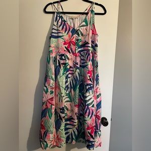 LOFT floral dress, size 2, never worn